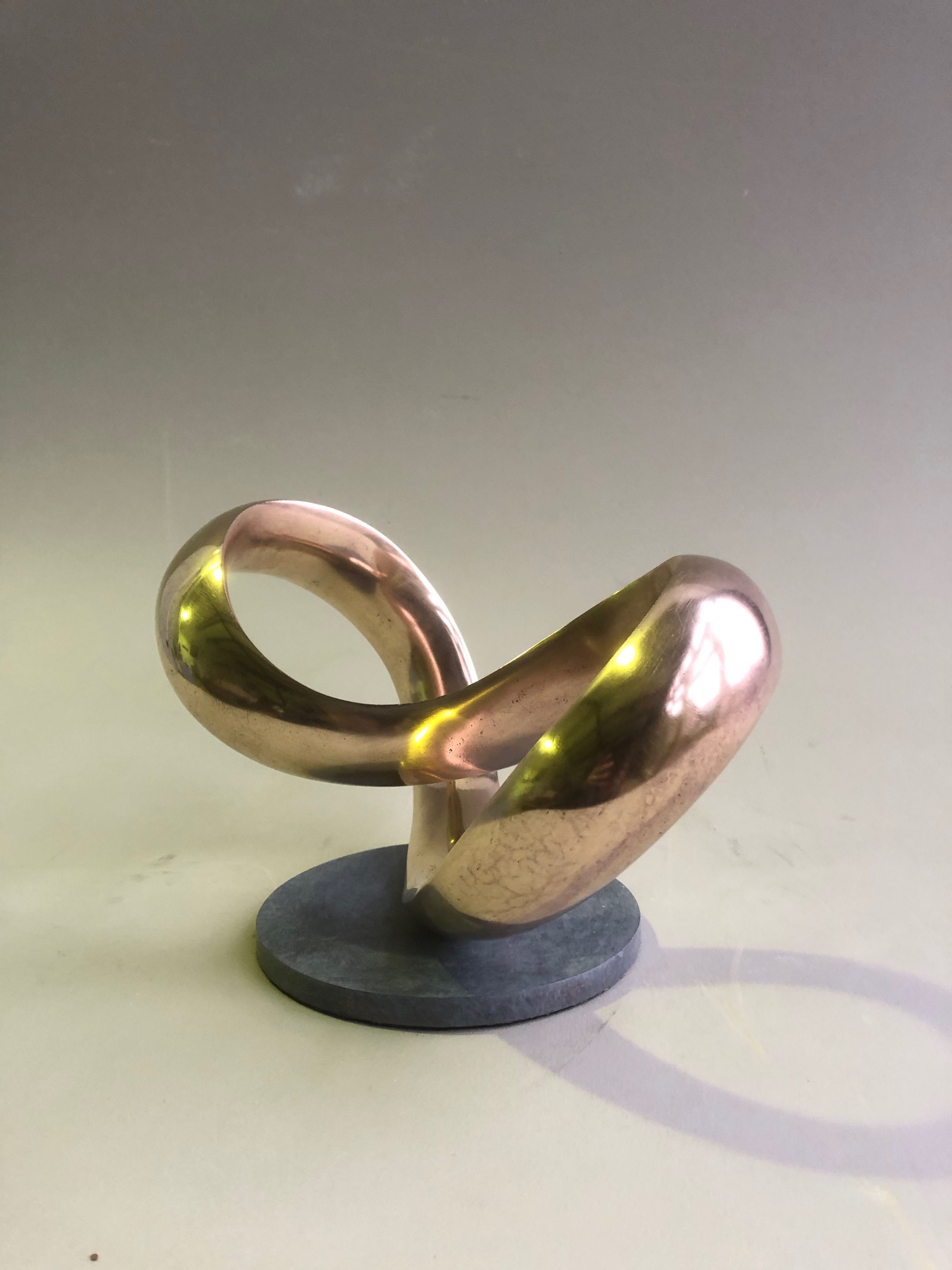 Polished Bronze & Stainless Steel